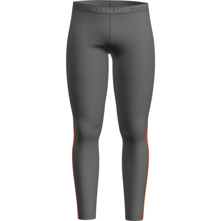 Herren-Funktionsunterhosen Icebreaker M 200 Oasis Sonebula Leggings grau/orange Galaxy/Blaze/Cb