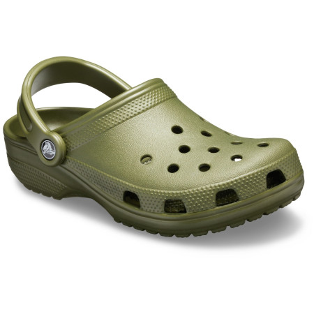 Pantoffeln Crocs Classic olivenfarbe