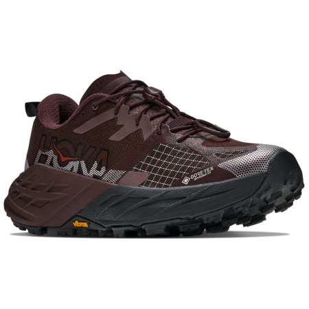 Damen Laufschuhe Hoka Speedgoat 7 GTX dunkelbraun Deep Mauve / Black