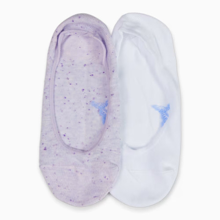 Damensocken Puma Women Footie 2P lila purple