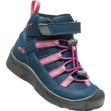 Kinderschuhe Keen Hikeport 2 Sport Mid Wp Children blau/rosa blue wing teal/fruit dove