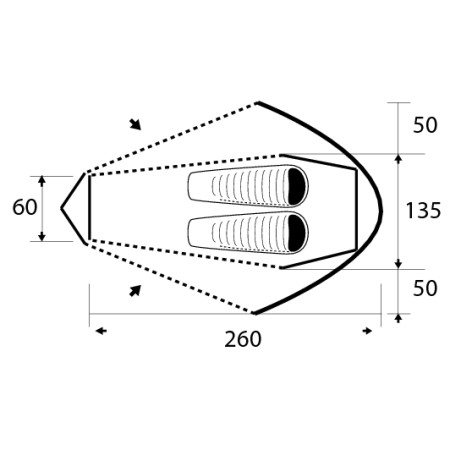Wanderzelt Trimm Bivak-D