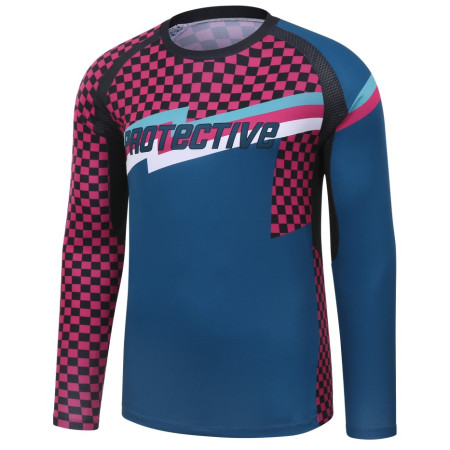 Herren Trikot Protective 115008-890 P-King blau dark petrol
