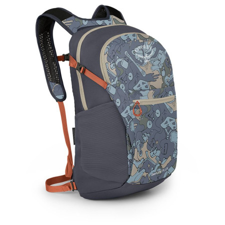Rucksack Osprey Daylite Plus 2023 dunkellila enjoy outside print
