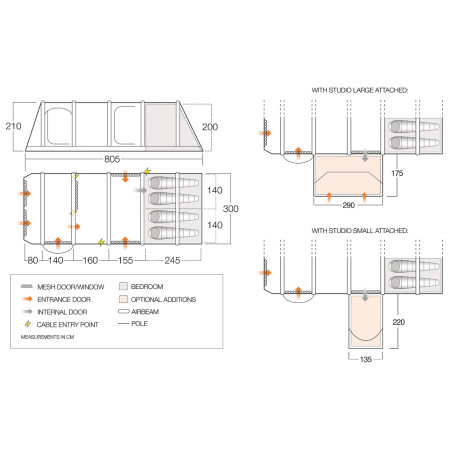 Aufblaszelt Vango Anantara IV Air 450XL