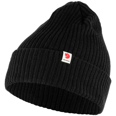 Mütze Fjällräven Rib Hat schwarz Black