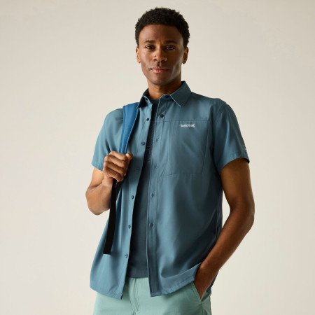 Herrenhemd Regatta Anti-Insect Travel Light S/S Shirt
