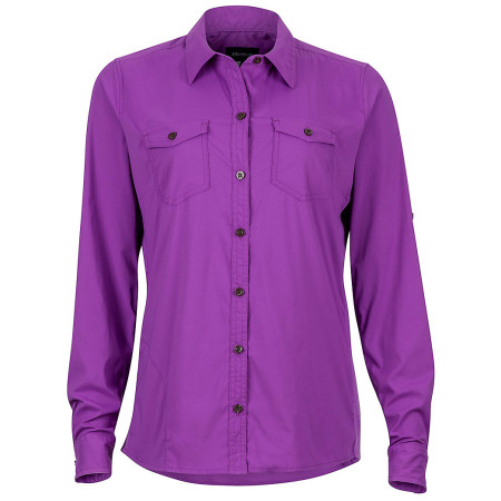 Damenhemd Marmot Annika LS lila BrightViolet