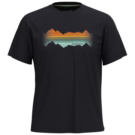 T-Shirt Smartwool Mountain Horizon Short Sleeve Graphic T schwarz black