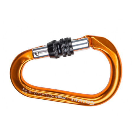 Karabiner Grivel K6N Mega Screw Lock orange