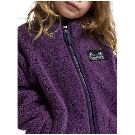 Kinder-Sweatshirt Didriksons Gibbs Kids Fullzip 2 Northen Purple