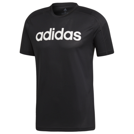 Herren-T-Shirt Adidas D2M COOL Logo T schwarz Black