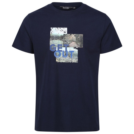 Herren-T-Shirt Regatta Cline VII dunkelblau Navy Mountain Photo