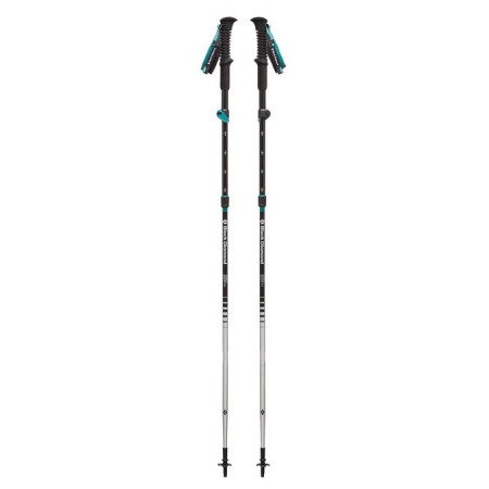 Damen Trekkingstöcke Black Diamond DISTANCE FLZ Z-POLES schwarz