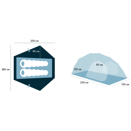 Wanderzelt Warg Kodiak 2