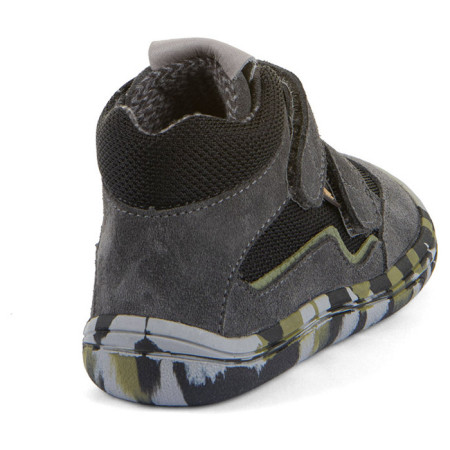 Kinder-Barfußschuhe für das ganze Jahr Frodo Barefoot Tex Fun Autumn Grey/Black