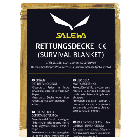 Rettungsdecke Salewa Rescue Blanket gold Gold/Silver