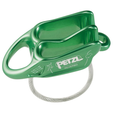 Mehrzweck-Sicherheitsbremse Petzl Reverso grün Green
