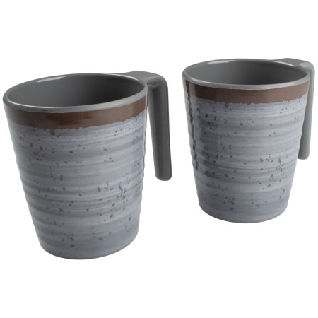 Tassen-Set Bo-Camp Mug Halo 4Stk grau Grey