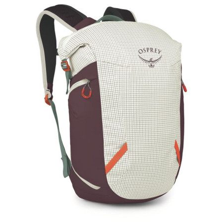 Rucksack Osprey Transporter Zinch weiß/rot mystery white/moody burgundy