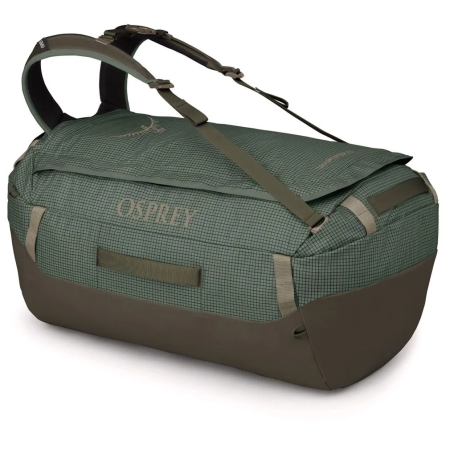 Reisetasche Osprey Transporter 65 grün pine leaf/earl grey