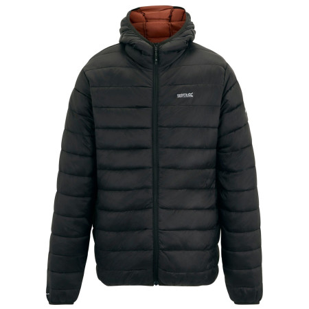 Herren-Steppjacke Regatta Hooded Marizion schwarz/braun Blk(BurntHn)