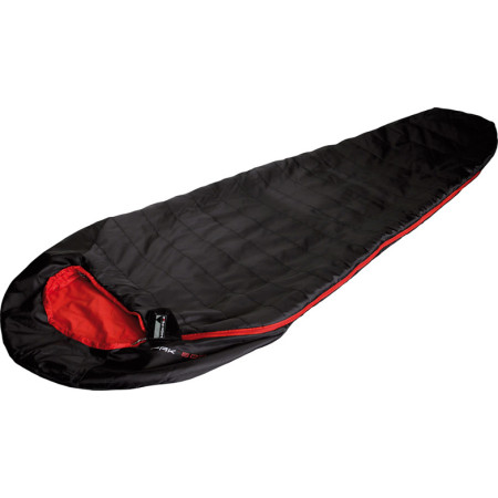 Schlafsack High Peak Pak 600 (2019) schwarz/rot