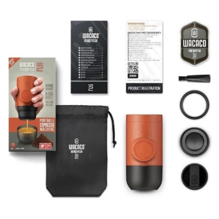 Reise-Kaffeemaschine Wacaco Minipresso für gemahlenen Kaffee