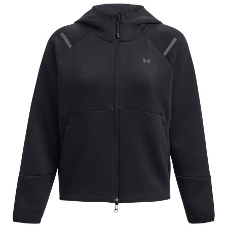 Damen Funktions-Sweatshirt Under Armour Unstoppable Fleece FZ schwarz Black