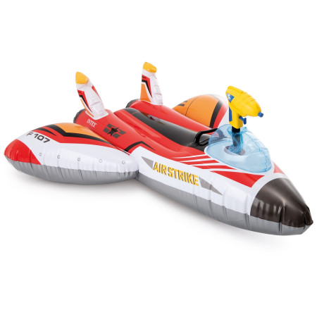 Aufblasbares Spielzeug Intex Water Gun Plane Ride-Ons 57536NP rot