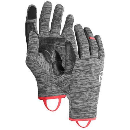 Damenhandschuh Ortovox Fleece Light Glove W schwarz black steel blend