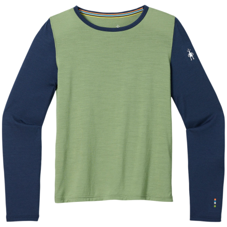 Kinder-Funktionsshirt Smartwool Kids' Classic Merino Blend Base Layer Cr