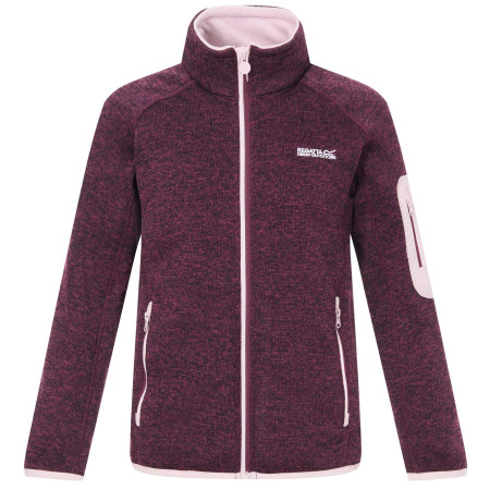 Kinder-Sweatshirt Regatta Junior Newhill Fig Powder Lilac rot FigPowLilac
