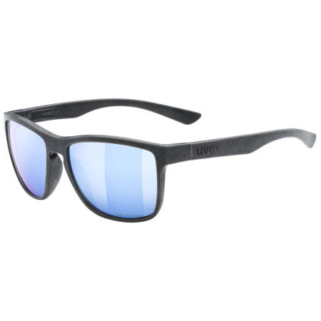Sonnenbrille Uvex Lgl Ocean 2 P schwarz Black Mat / Mirror Blue