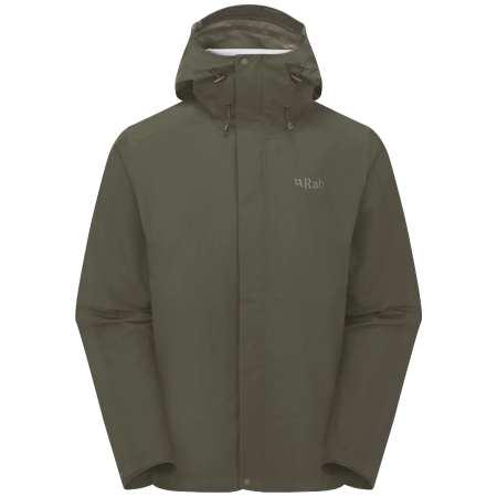Herrenjacke Rab Downpour Jacket grün