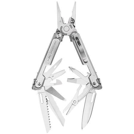 Multitool Leatherman Free P4 silber Silver