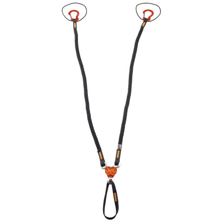 Rundschlinge Camp X-Gyro Leash - 92/147 Cm schwarz/orange