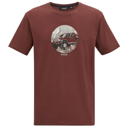 Herren T-Shirt Regatta Cline IX weinfarbe DkCherryJeep