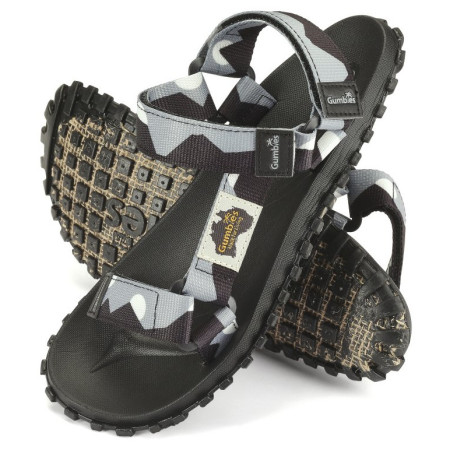 Sandalen Gumbies Scrambler Black a Grey