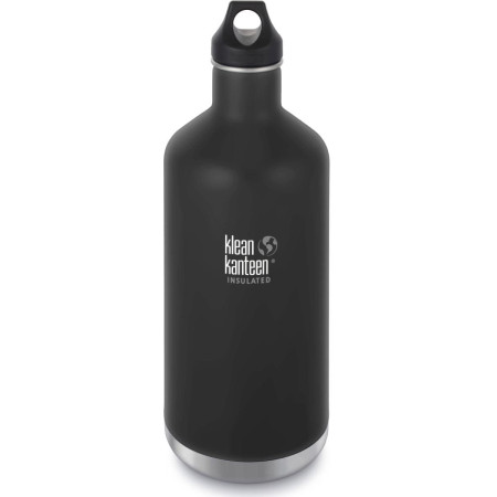 Thermoflasche Klean Kanteen Insulated Classic Cap 1900 ml schwarz shale black