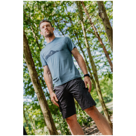 Herren-T-Shirt MOOA Merino Lyolite Highlander 150 Short