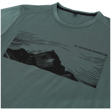 Herren-T-Shirt MOOA Merino Lyolite Highlander 150 Short