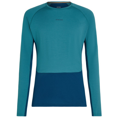 Herren-Funktionsshirt Icebreaker Men Merino 200 ZoneKnit LS Crewe blau/hellblau Atlant/Topaz/Cb