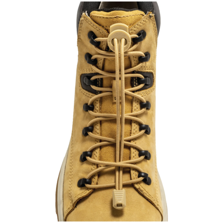 Schnürsenkel Lock Laces Boot beige Tan Boot