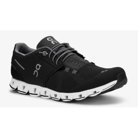 Herren Laufschuhe On Running Cloud schwarz/weiß Black/White