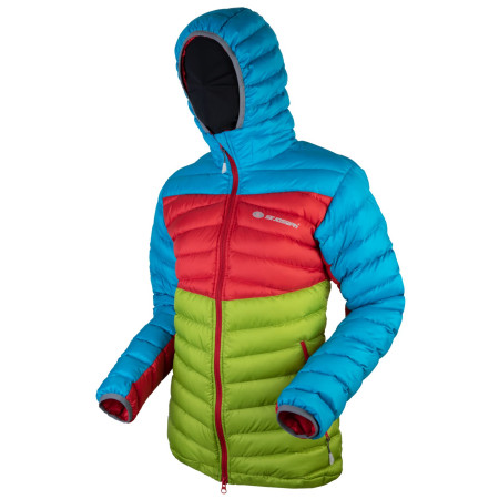 Damen Daunenjacke Sir Joseph Apris hooded Lady II türkis TurquoiseRedGreen