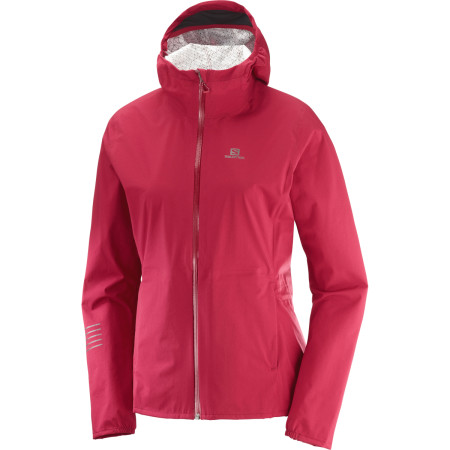 Damenjacke Salomon Lightning Wp Jkt rosa RioRed