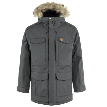 Herren-Winterjacke Fjällräven Nuuk Parka M grau Basalt