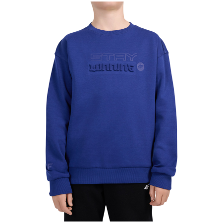 Kinder-Sweatshirt 4F Sweatshirt M2688 Cobalt blau Cobalt
