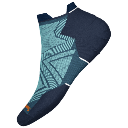 Damensocken Smartwool Run Targeted Cushion Low Ankle Socks blau/hellblau twilight blue